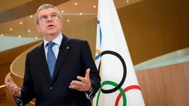 International Olympic Committee President Thomas Bach