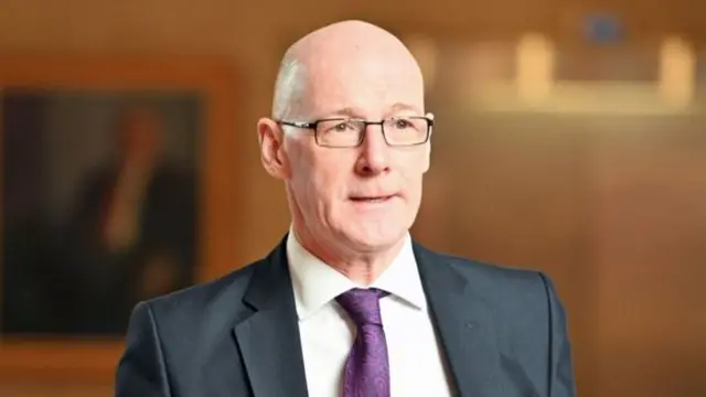 Education Secrertary John Swinney is on Drvietime after the news