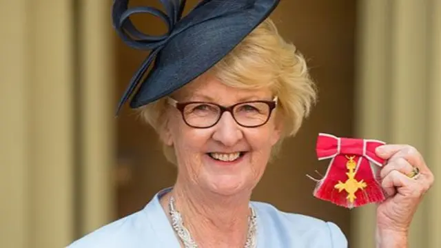 Cathie Sabin was appointed OBE in 2016