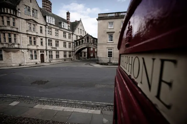 Street around Oxford University