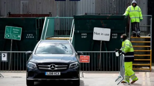 Recycling centres are included in the first phase of lockdown easing