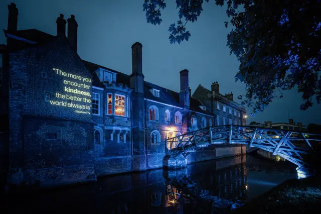 Lights on The Mathematical Bridge