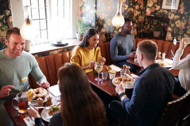 Restaurant customers