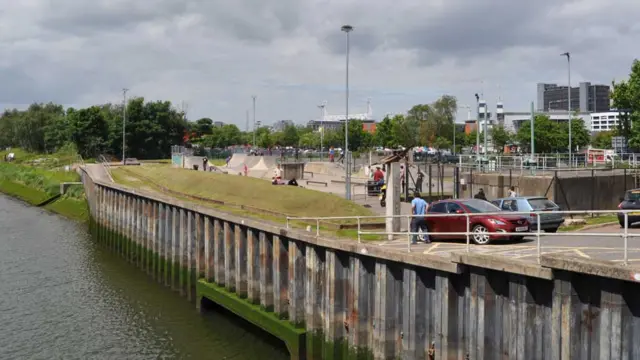 Ipswich's riverside skatepark