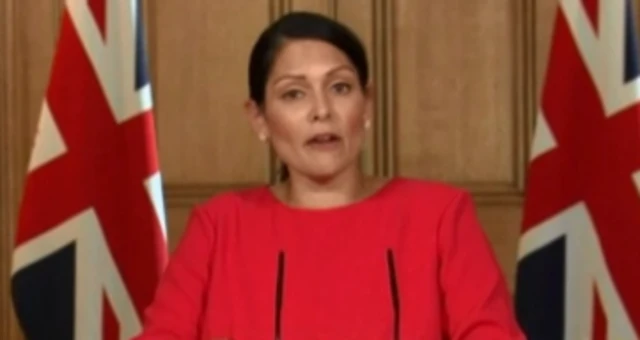 UK government Home Secretary Priti Patel