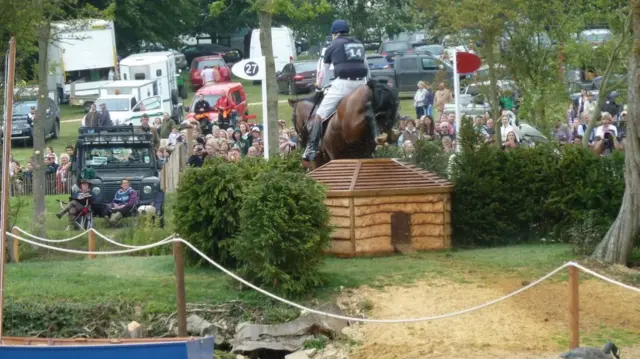 Horse at Burghley Horse Trials