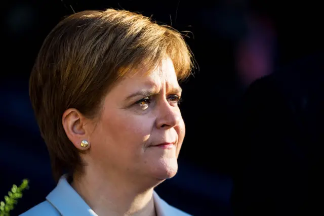 First Minister Nicola Sturgeon