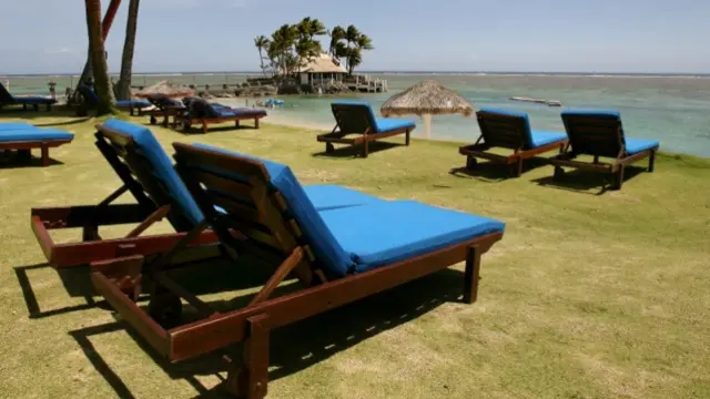 Empty resort in Fiji