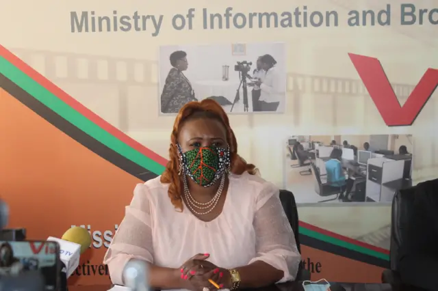 Zambia's Information Minister Dora Siliya