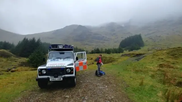 It was the first callout for Arrochar Mountain Rescue Team since the start of the lockdown