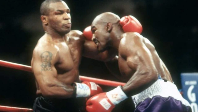 Mike Tyson and Evander Holyfield