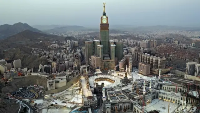 Mecca from above