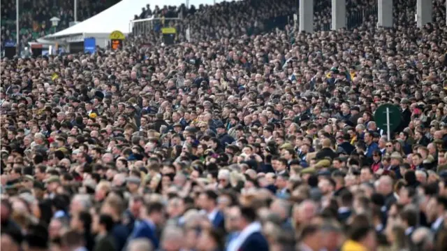 More than 100,000 people flocked to Cheltenham for its annual horse racing festival in March