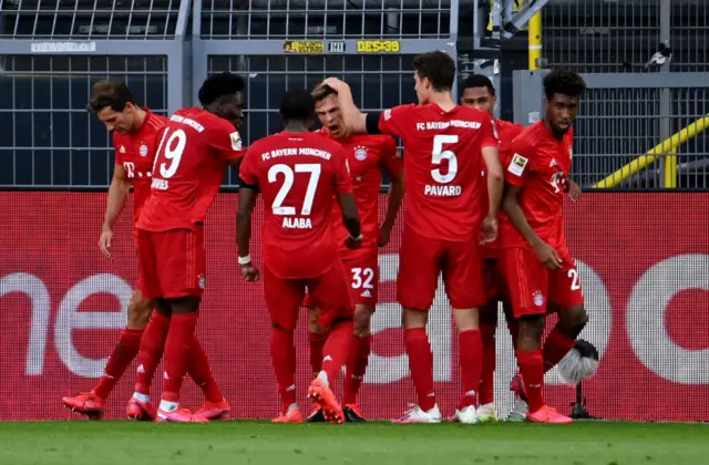 Bayern celebrate