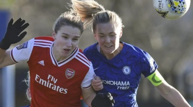 Arsenal play Chelsea in the Women's Super League