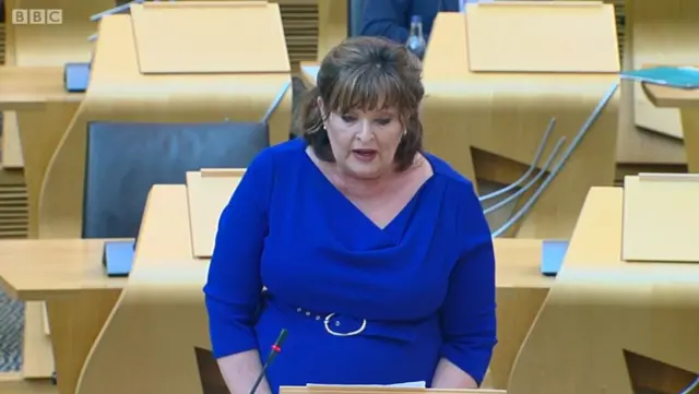 Economy Secretary Fiona Hyslop