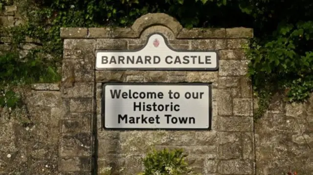 Barnard Castle town sign