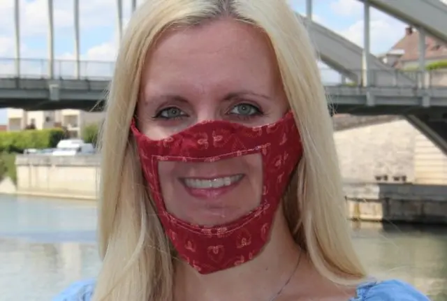 Masks like this allow deaf people to lipread