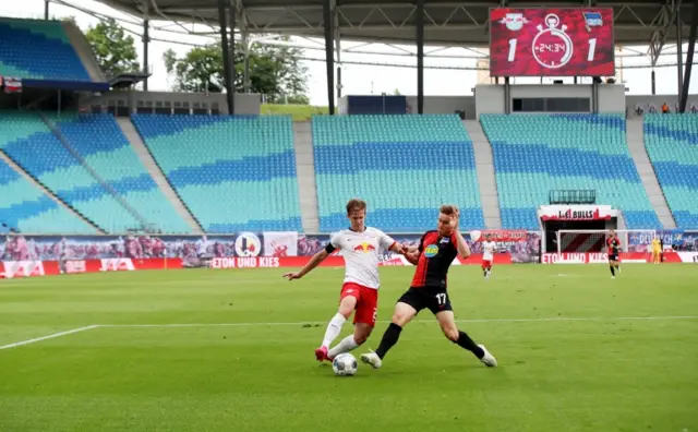 leipzig v Hertha Berlin