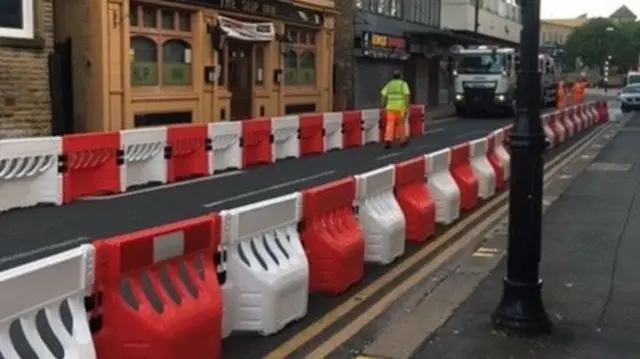 Barriers on Morley St