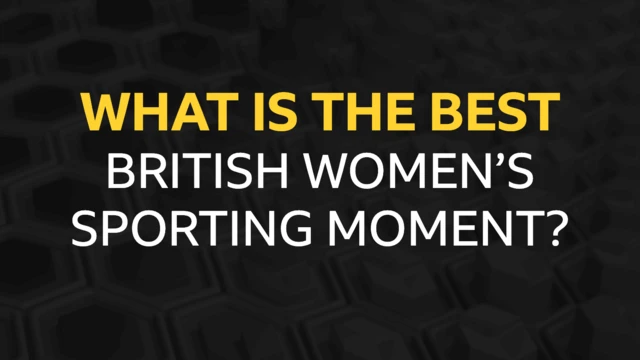 A graphic saying What is the best British women's sporting moment