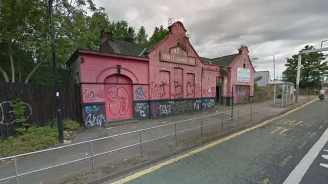 Heeley Station remains as seen now