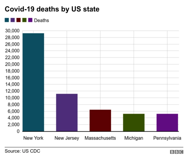 Deaths by US state