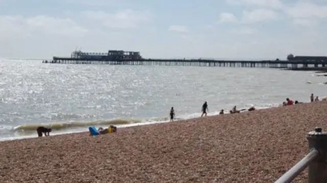 Hastings beach