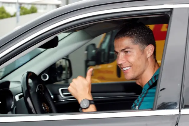 Cristiano Ronaldo returning to training with Juventus after the coronavirus lockdown