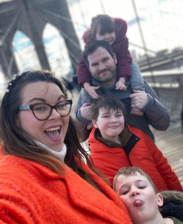 Harriet Shearsmith with her family