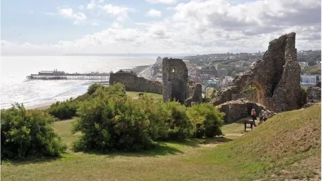 Hastings from above