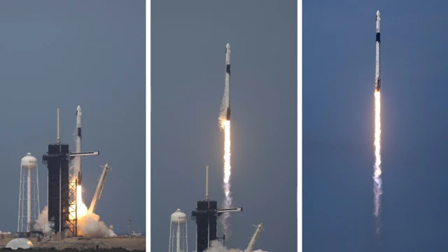 Composite image of lift-off