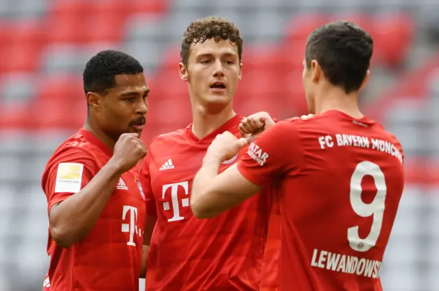 Bayern celebrate