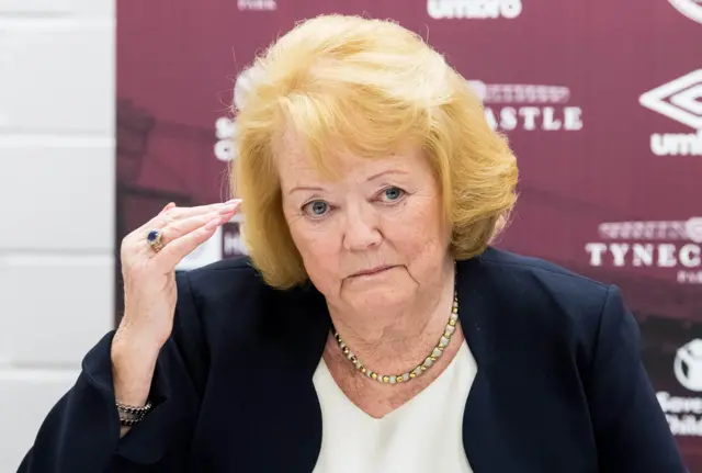 Hearts owner Ann Budge