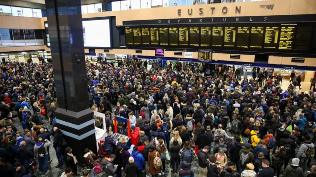 Euston Station in London