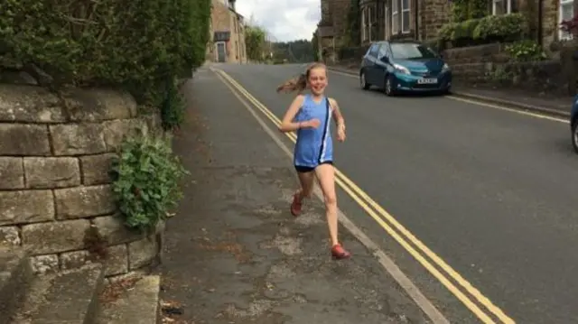 Poppy Lynn is one of Matlock Athletic Club's younger members