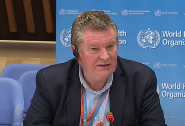 Dr Michael Ryan, speaking at a WHO briefing in Geneva