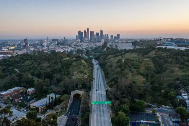 LA skyline