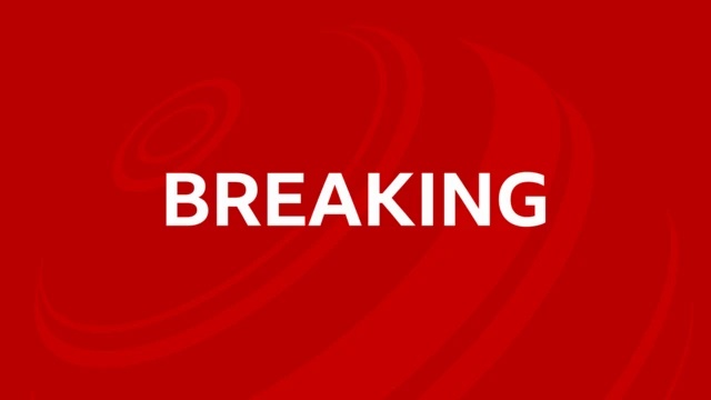Breaking news graphic
