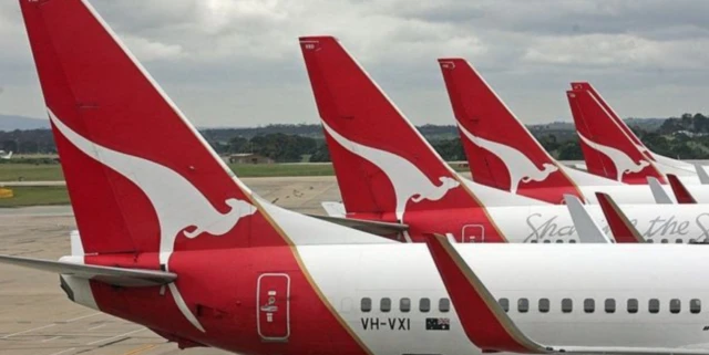 Qantas flights