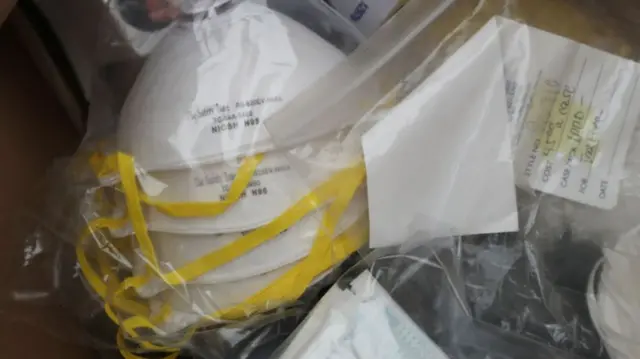 A consignment of face masks