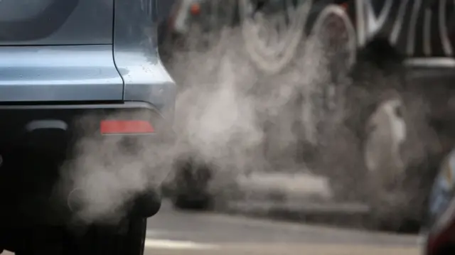 A car exhaust
