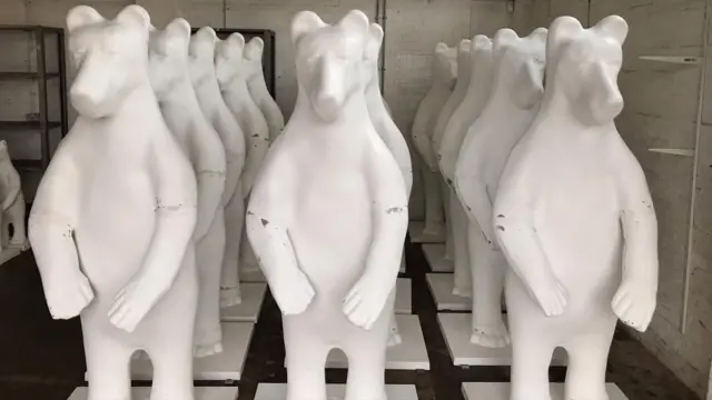 The unpainted bears