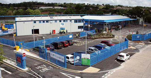Devon County Council waste and recycling site
