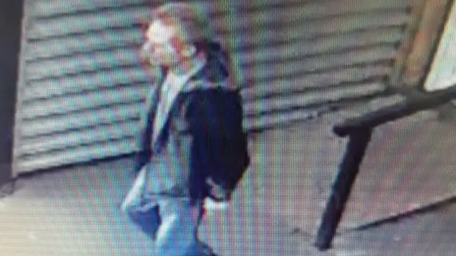 CCTV image of a man
