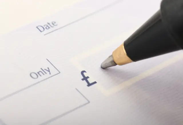 cheque book