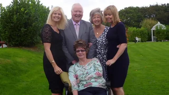 David Whincup and Joanne Rennison (centre)