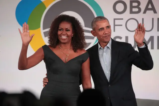 Michelle and Barack Obama