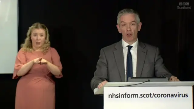 Interim chief medical officer Dr Gregor Smith