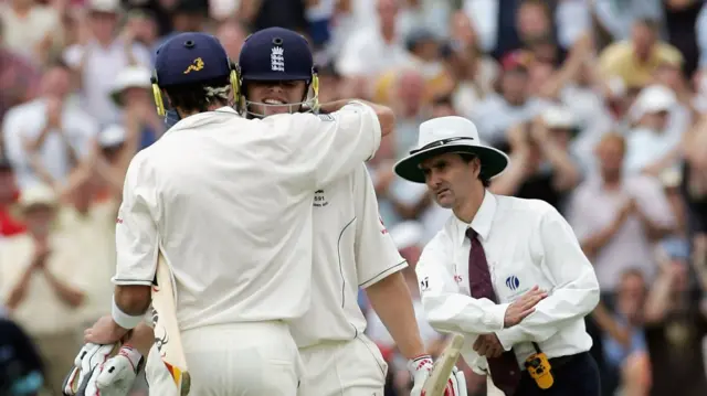 Andrew Flintoff and Kevin Pietersen